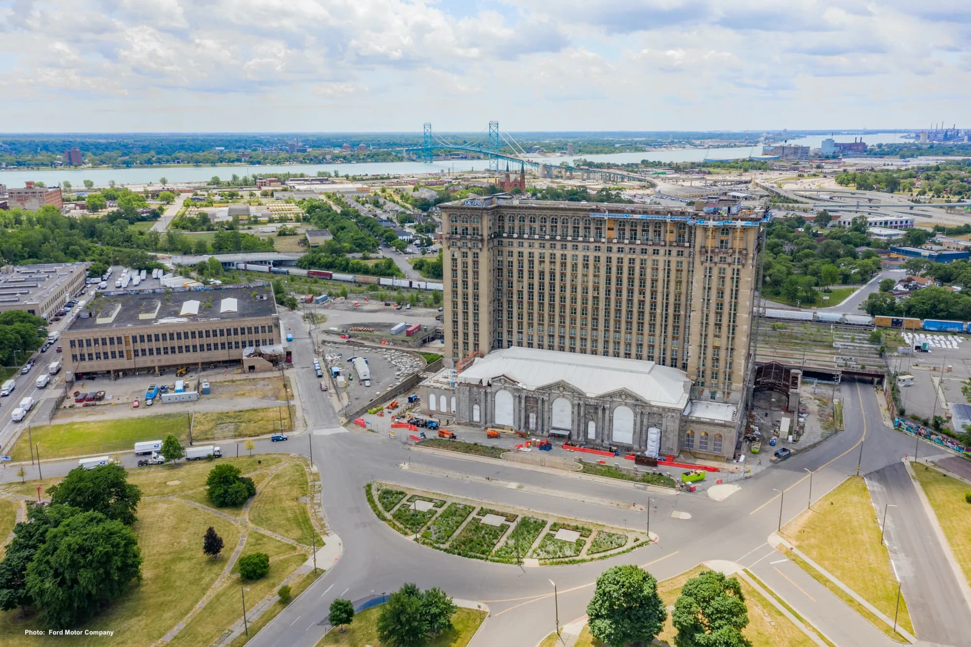 Michigan Central Station Centerpiece of Fords Corktown Campus